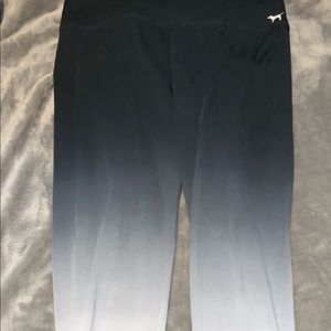 PINK Victoria's Secret Pants - black to grey ombré leggings PINK Victoria's Secret Pants - black to grey ombré leggings